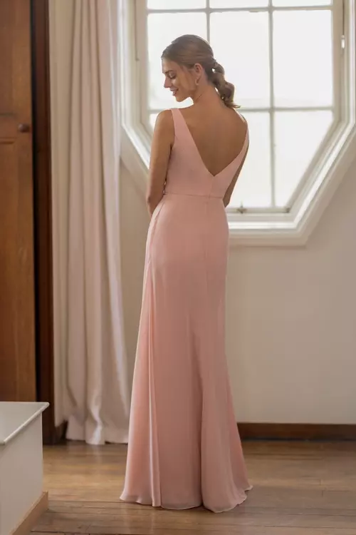 Ballet pink new arrivals bridesmaid dresses